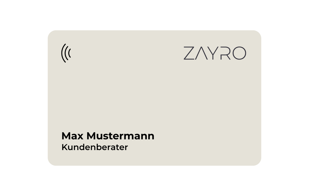 Zayro NFC Businesscard