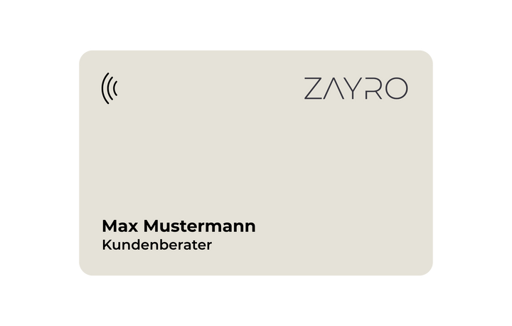Zayro NFC Businesscard